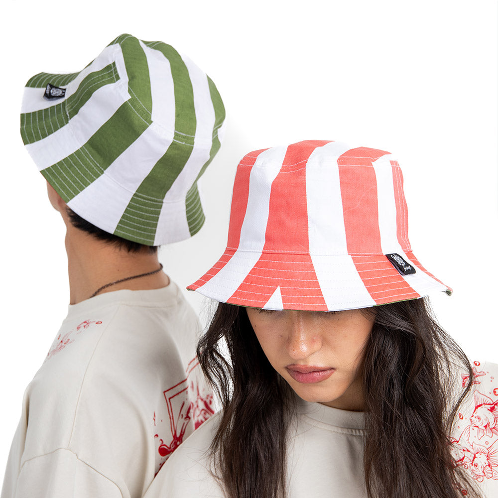 キャップ ^ ^ Unisex Black AOP Reversible Bucket Hat K51142 Graphic (AOP) Reversible Bucket Hat Stylish Gift for Friend