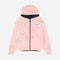 Burned Out Reversible Zip (Pink)
