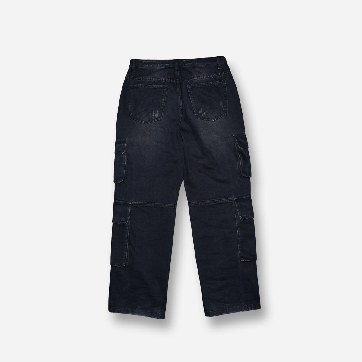 Distressed Cargo Denim