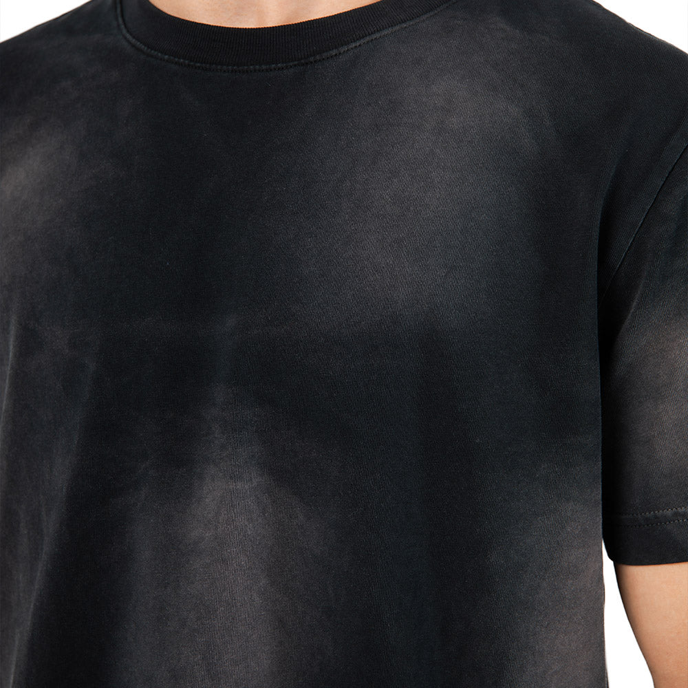 Slim Crop T-Shirt / Sun Fade Black