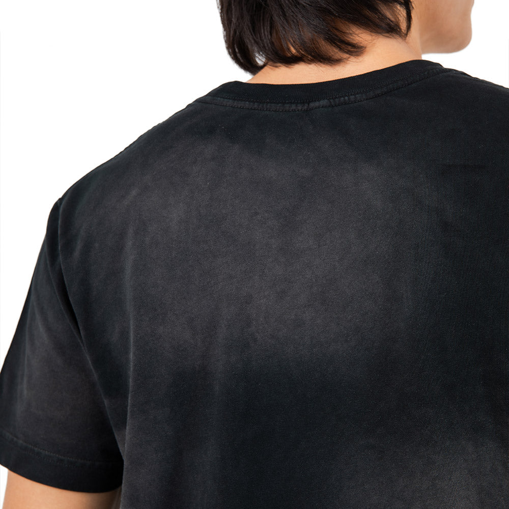 Slim Crop T-Shirt / Sun Fade Black