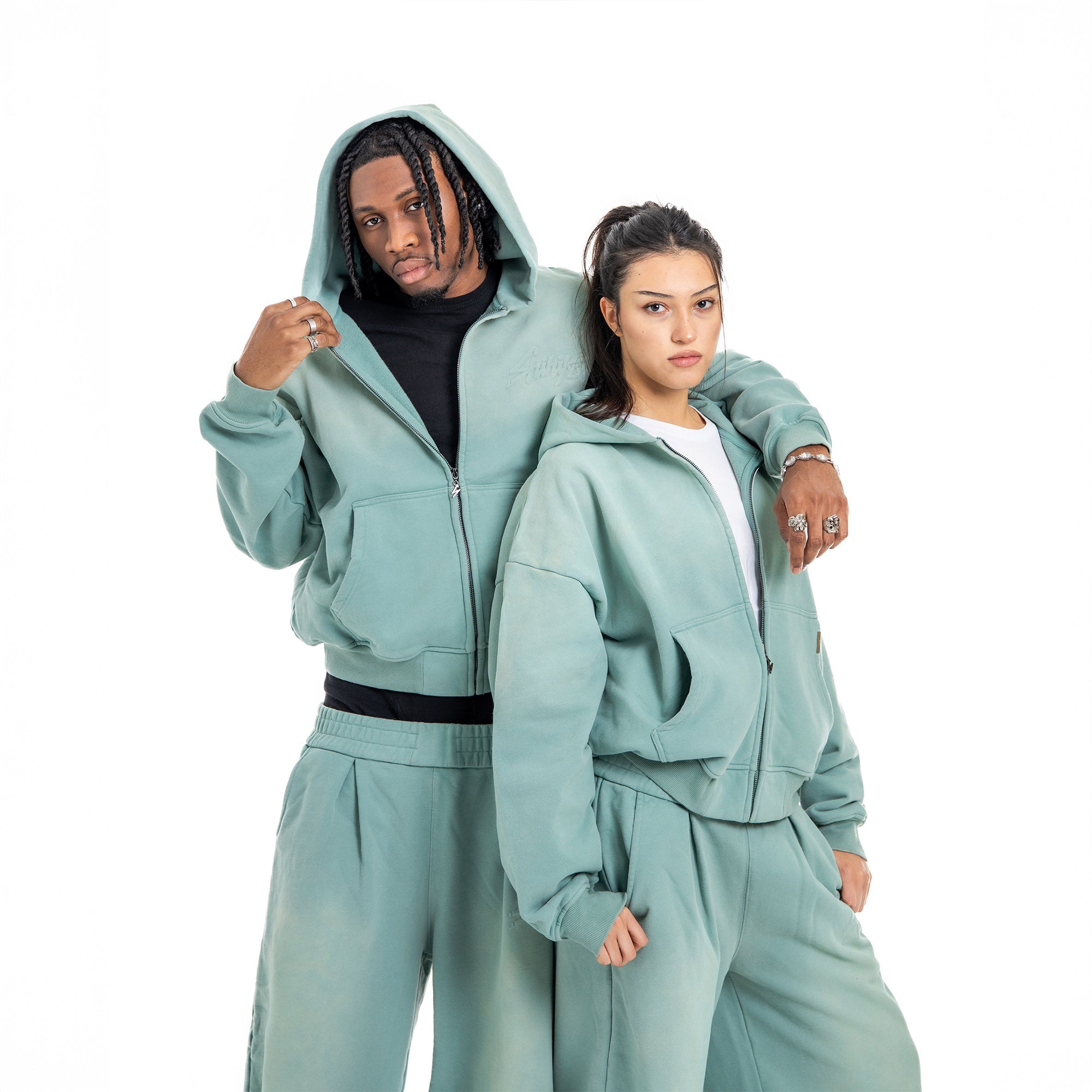 balloon zip shirt ミントグリーン The HZL Mint Chip Mockneck – Hazel Boutique