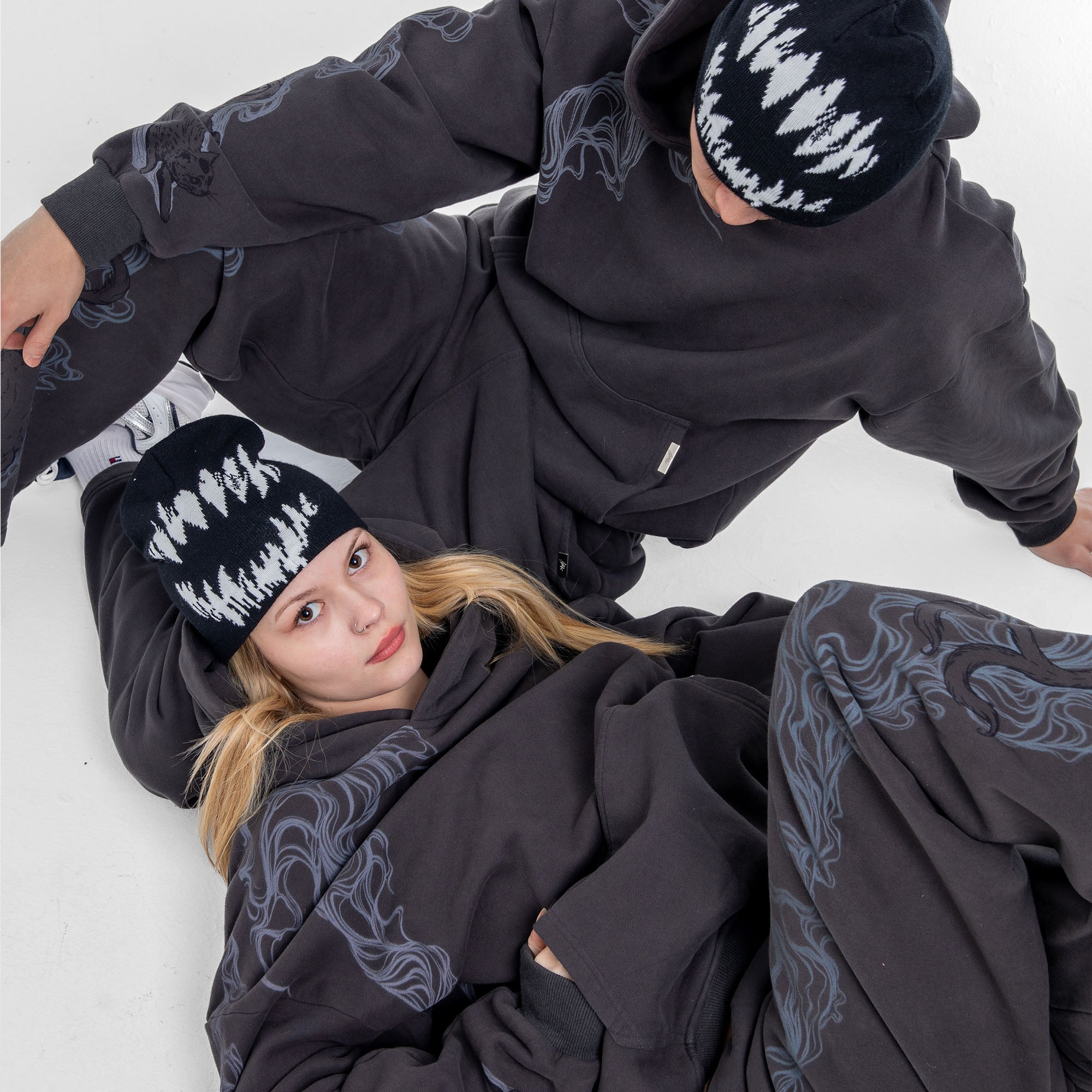 ☆しょうぬこ様☆   HYKE ハイク ハーフスリーブ スウェット☆ Bakeneko Hoodie – Shihiko