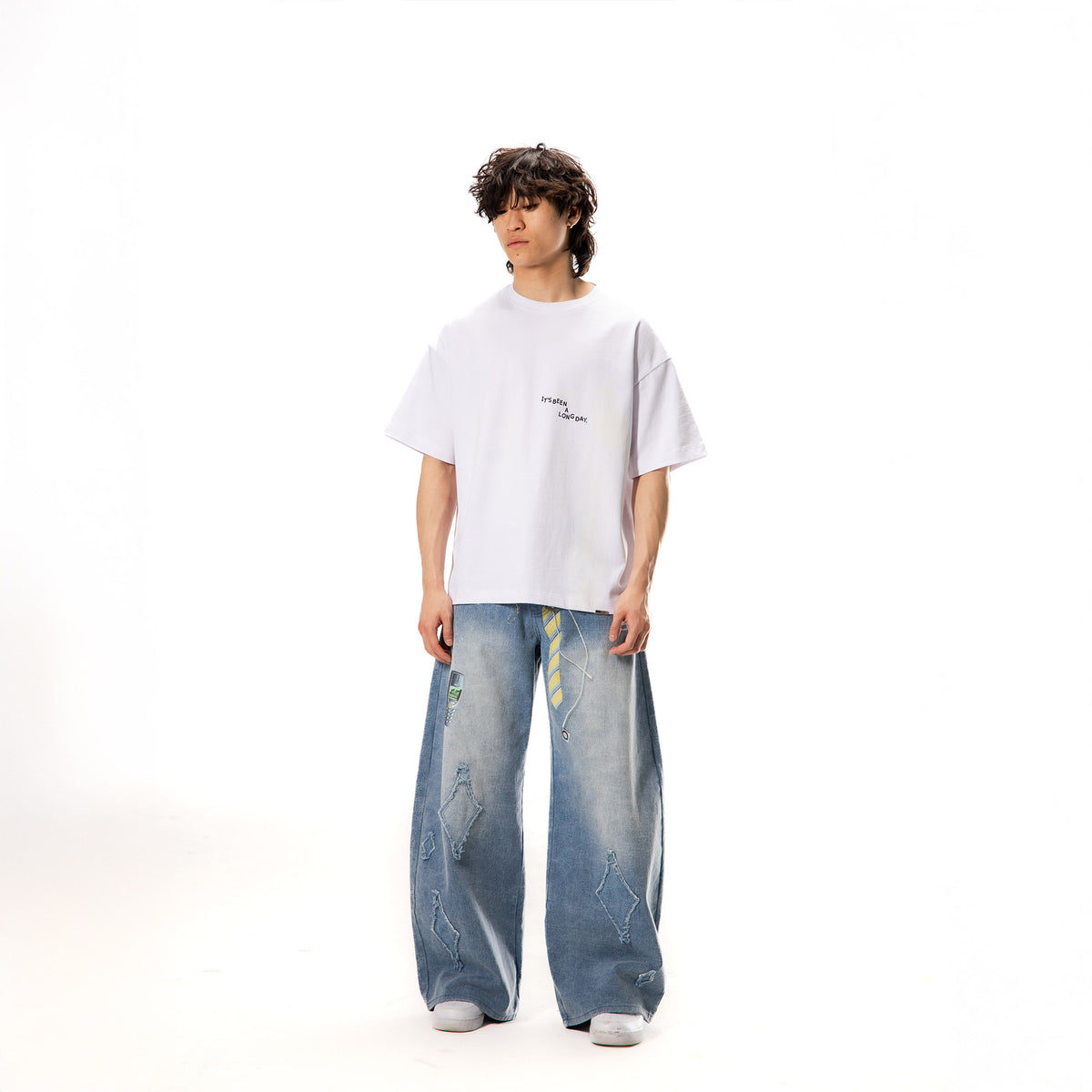 Jin is 5'11 wearing size M