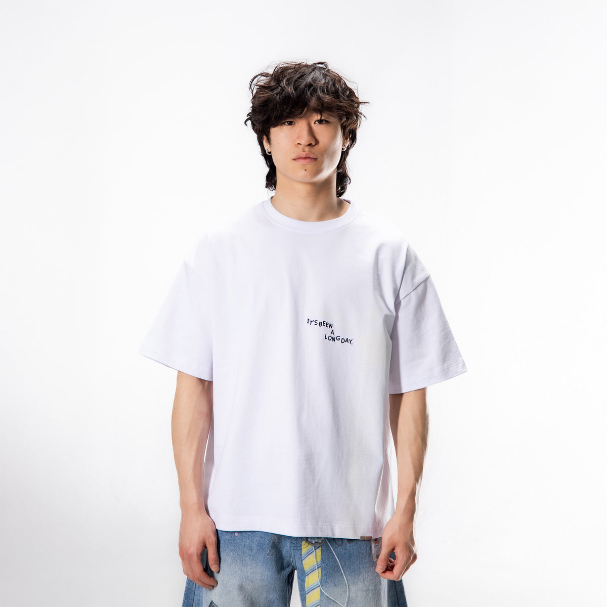 Jin is 5'11 wearing size M