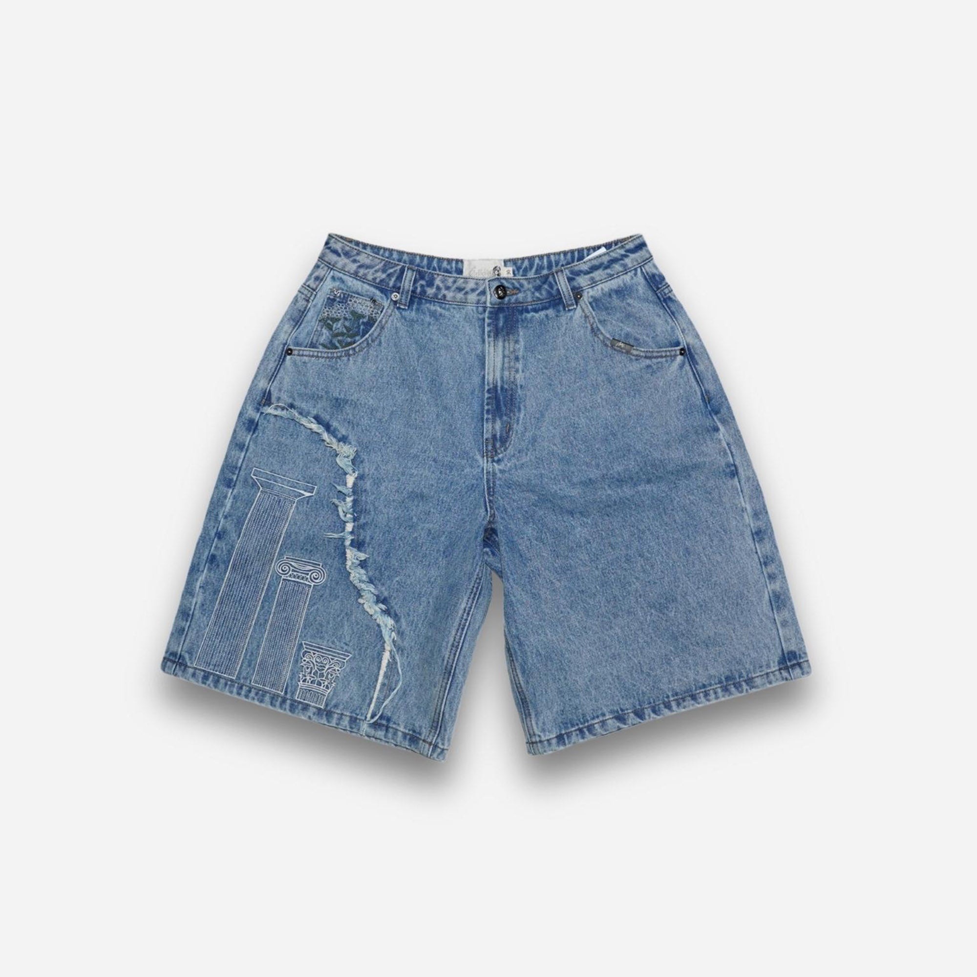 【YOURNUS】Shioko Track Bermuda Denim Ecom-Shopify-Main-Selvedge-