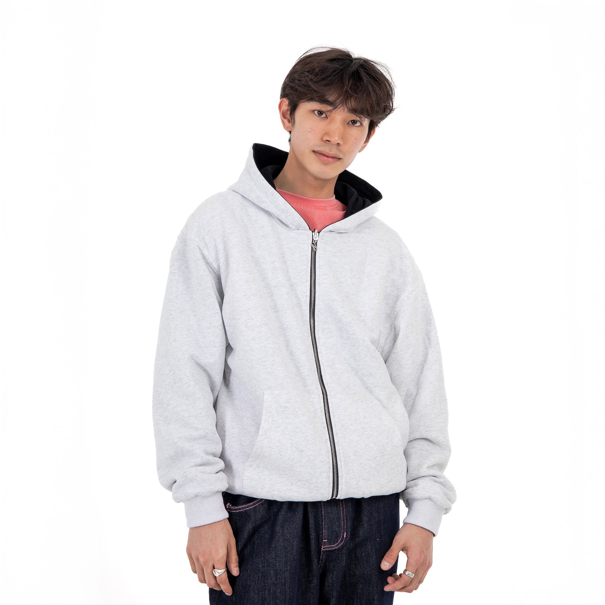 新品　 THE SHISHIKUI cardi a GRAY Sakura Reversible Zip-Hoodie – Shihiko