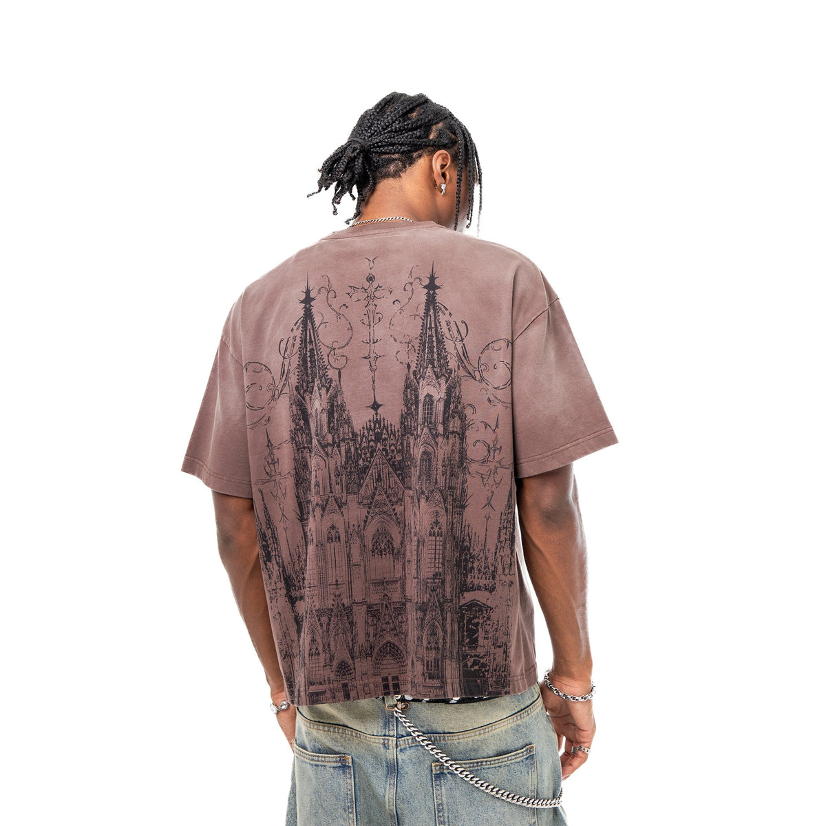 Jaylun is 6'2 wearing size M