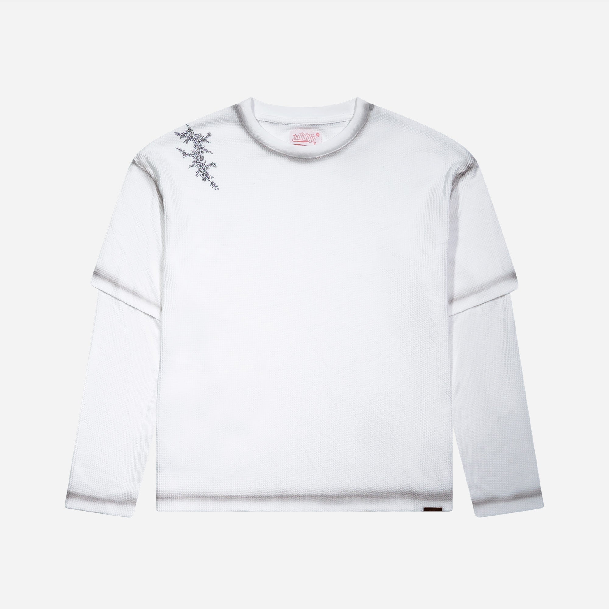 新品　Eaphi　EMBROIDERY LONG SLEEVE SHIRTS　白 Sakura Longsleeve – Shihiko
