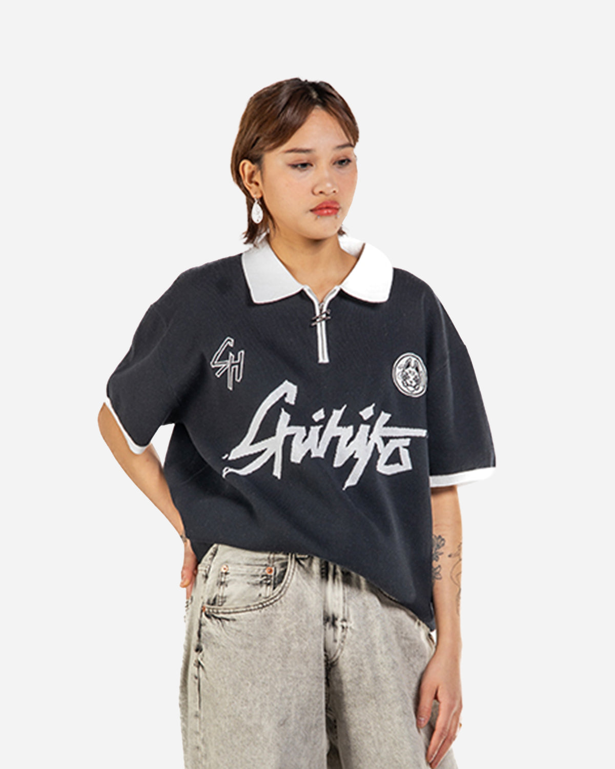 Shihiko Quarter-Zip Knit Jersey